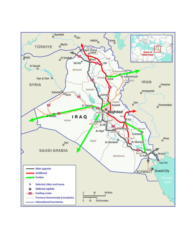 Major Trade Routes in Iraq