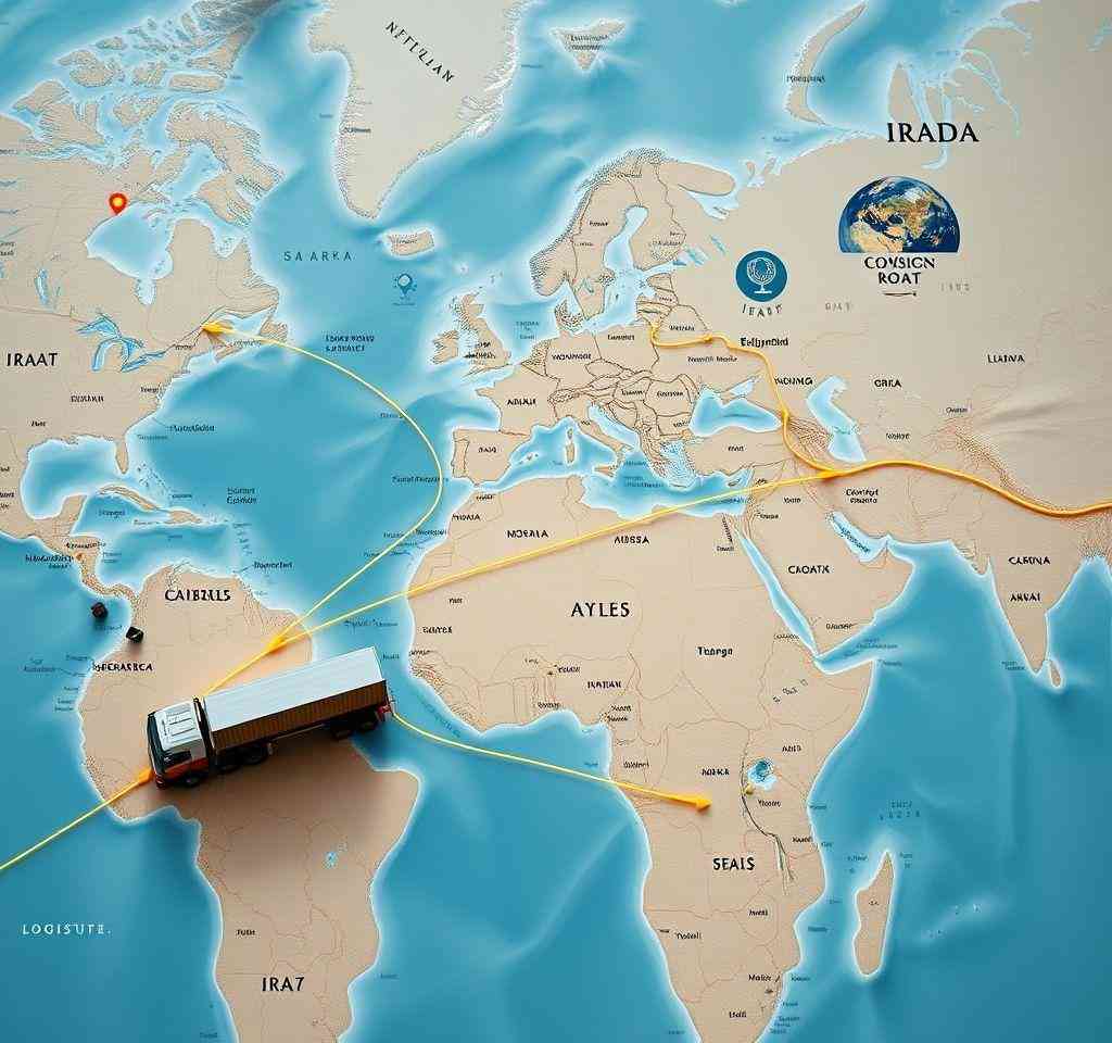 Direct Drive Logistic modern fleet providing reliable international and Iraq logistics solutions.