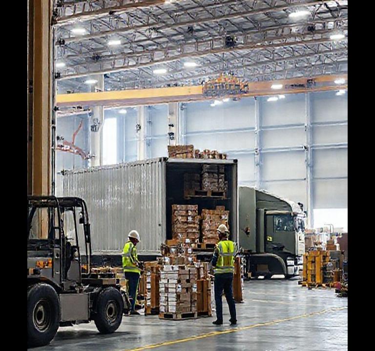 oil and gas logistics iraq logistics operations in modern Iraq warehouse facility - oil and gas logistics iraq