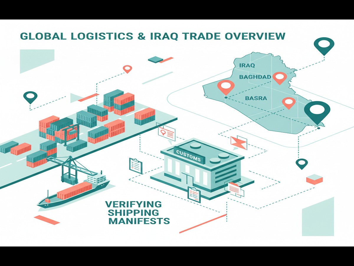 customs clearance services baghdad logistics operations in modern Iraq warehouse facility - baghdad customs broker