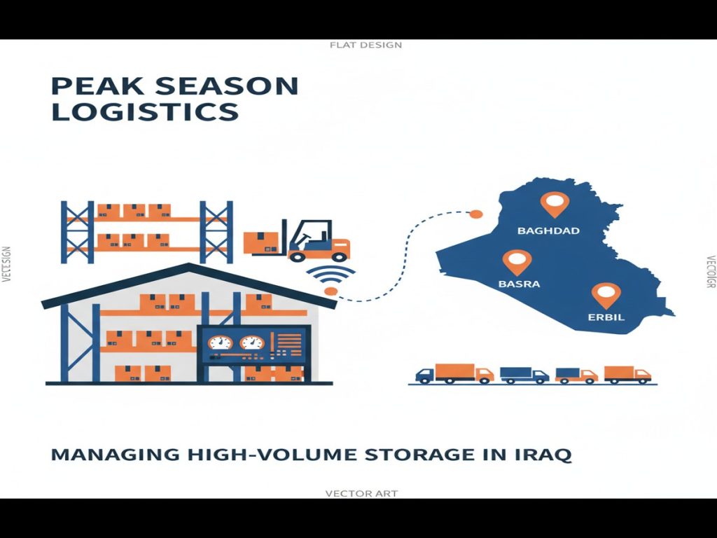 cold storage iraq logistics operations in modern Iraq warehouse facility - refrigerated warehouse iraq