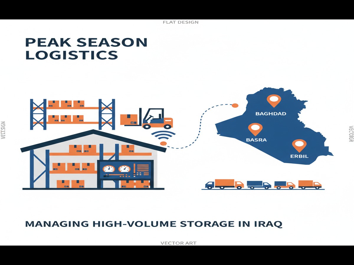 cold storage iraq logistics operations in modern Iraq warehouse facility - refrigerated warehouse iraq
