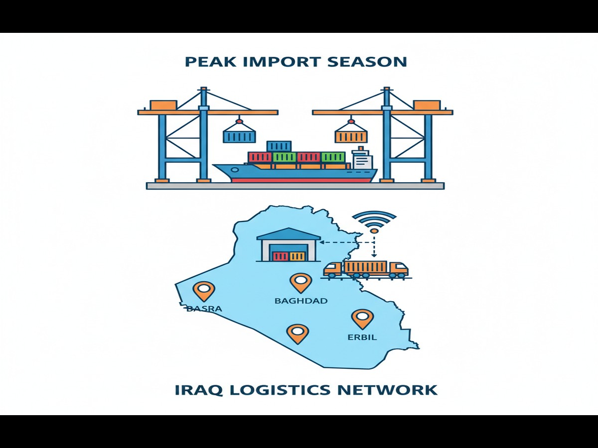cold storage iraq logistics operations in modern Iraq warehouse facility - refrigerated warehouse iraq
