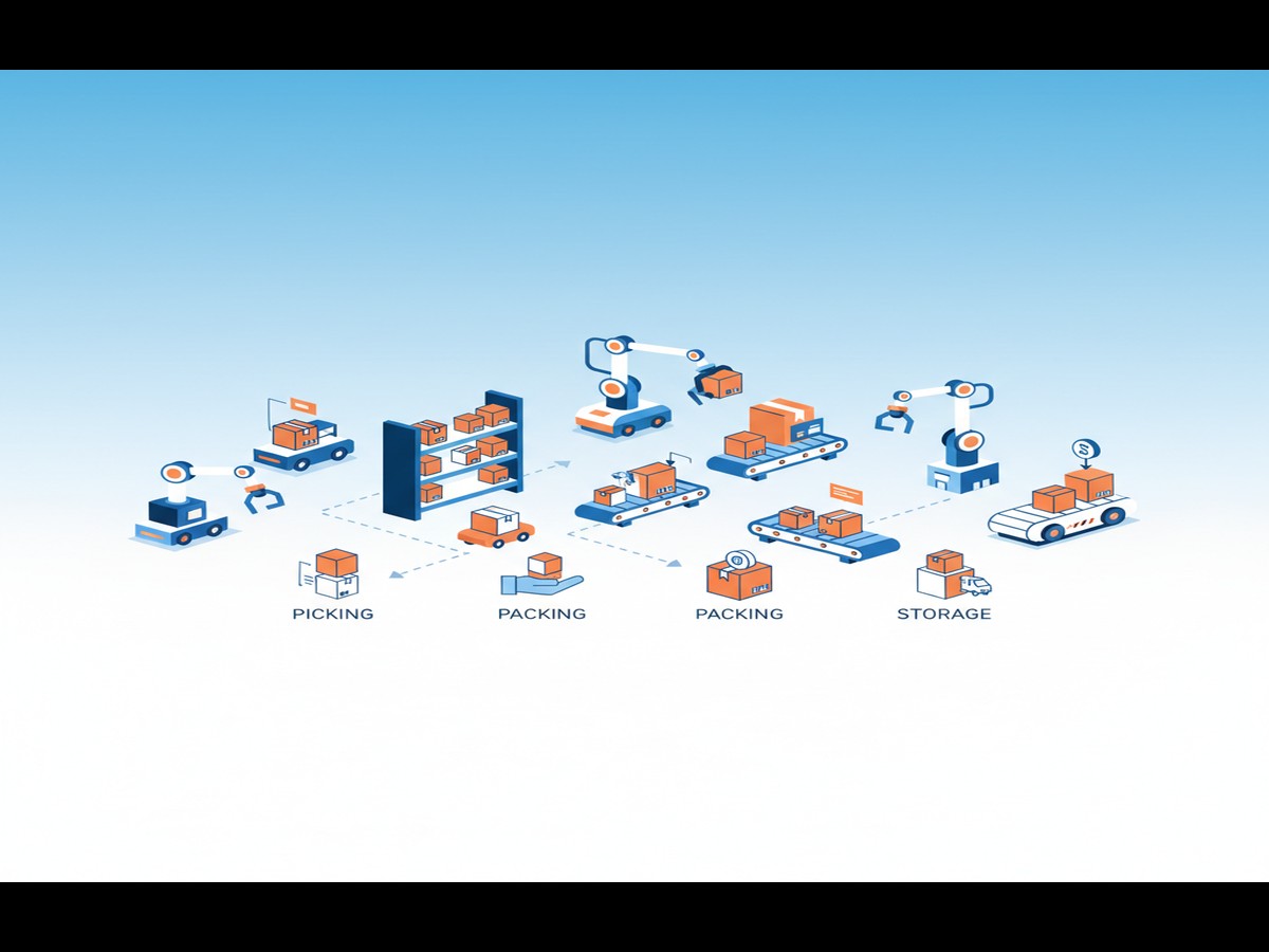 Workers managing cold storage iraq shipments at Iraq customs clearance facility - refrigerated warehouse iraq