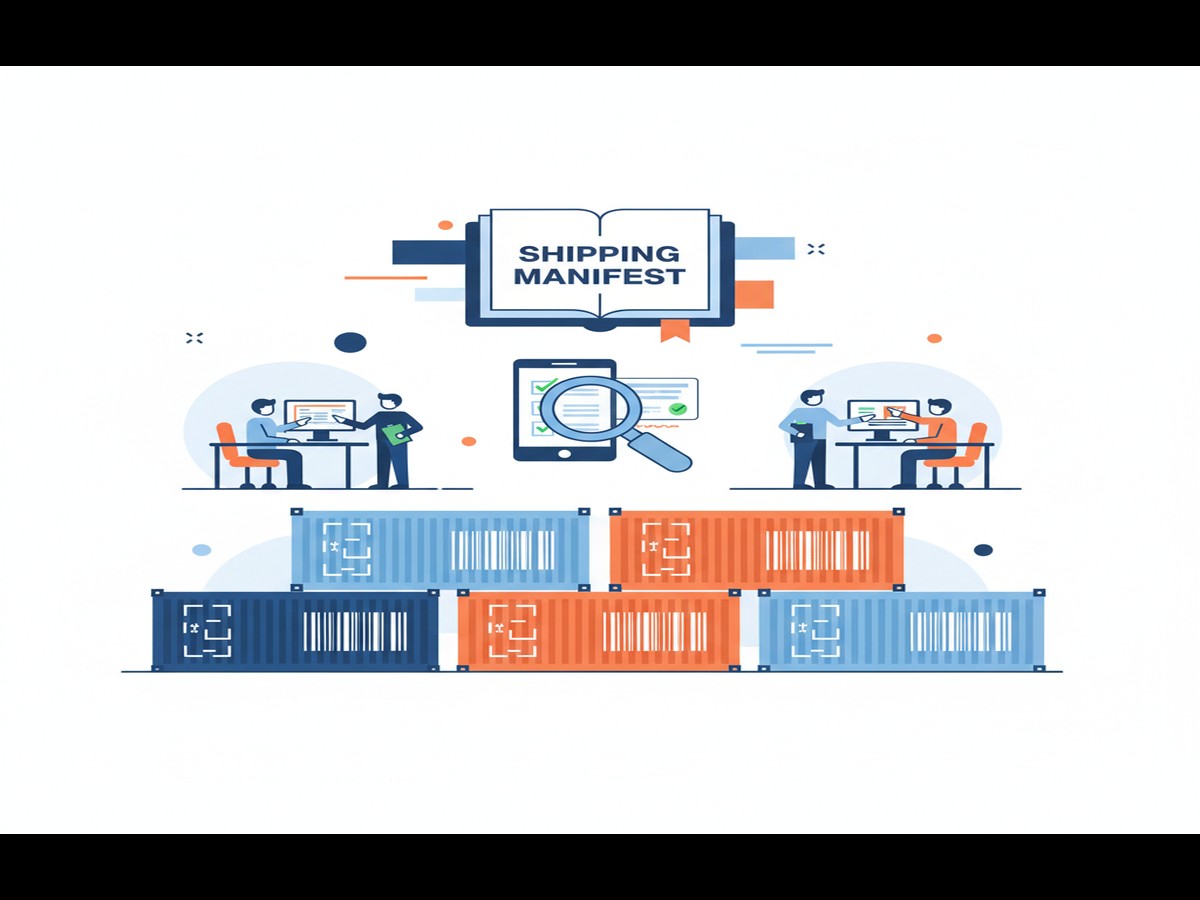 Workers managing importer of record service iraq shipments at Iraq customs clearance facility - IOR agent iraq