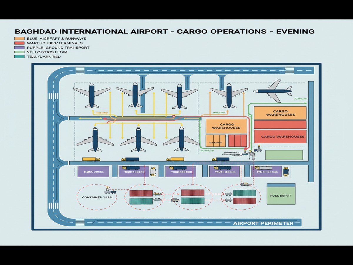 Diagram of The Air Freight Process: A Step-by-Step Guide f... in Baghdad - air cargo erbil