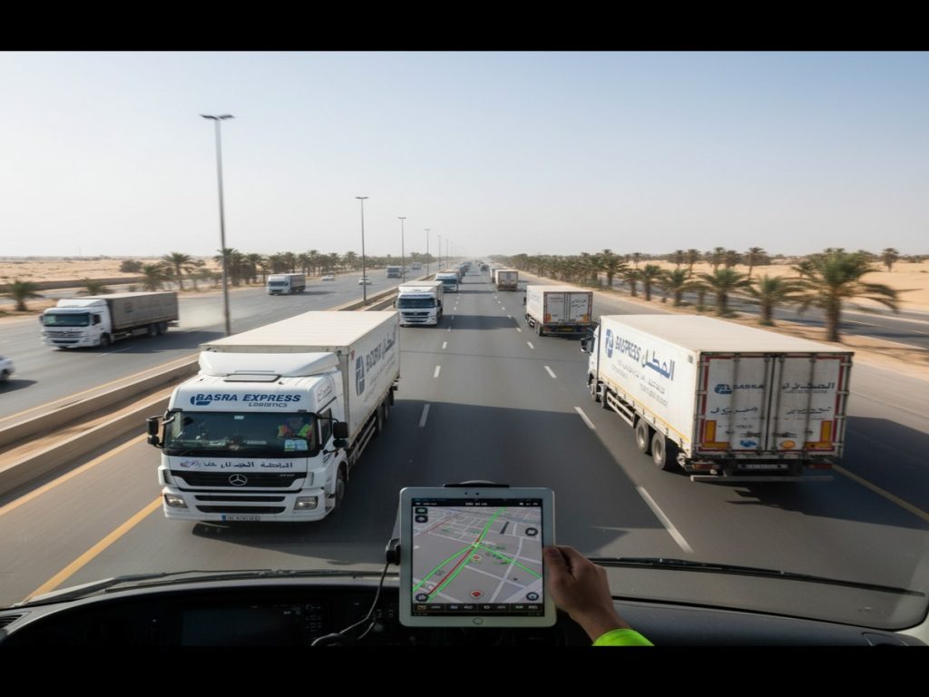 road freight kurdistan challenges overland transport logistics operations in modern Iraq warehouse facility