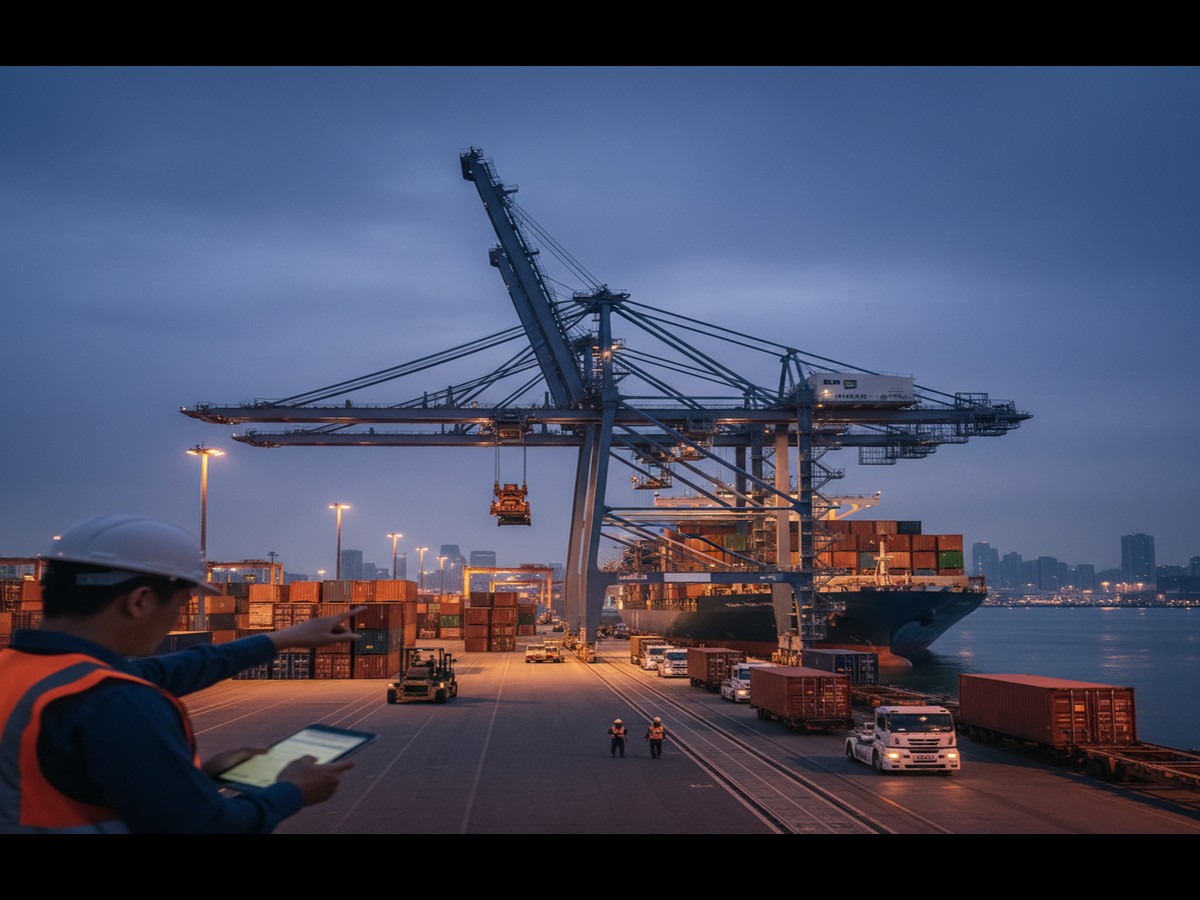 services customs brokerage international iraq logistics operations in modern Iraq warehouse facility