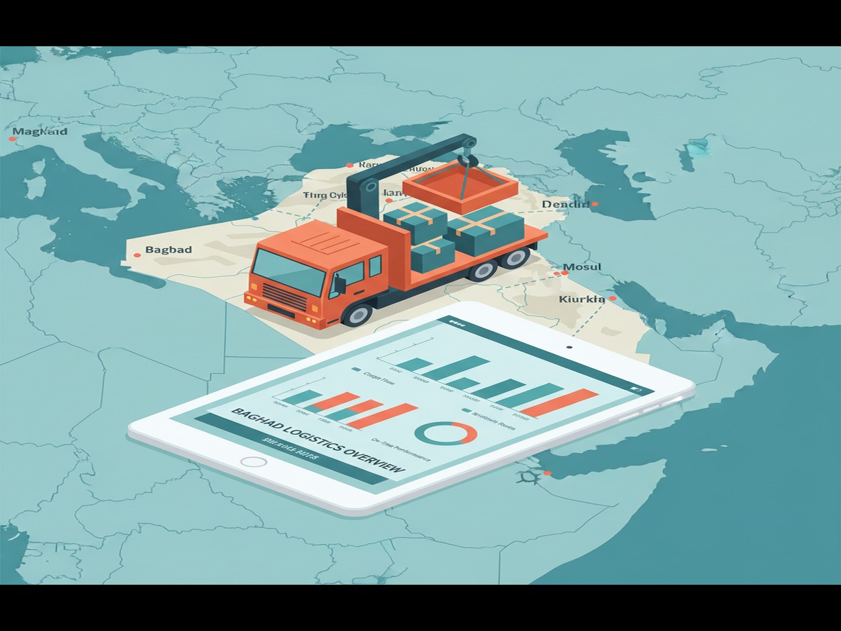 freight forwarding in iraq logistics operations in modern Iraq warehouse facility