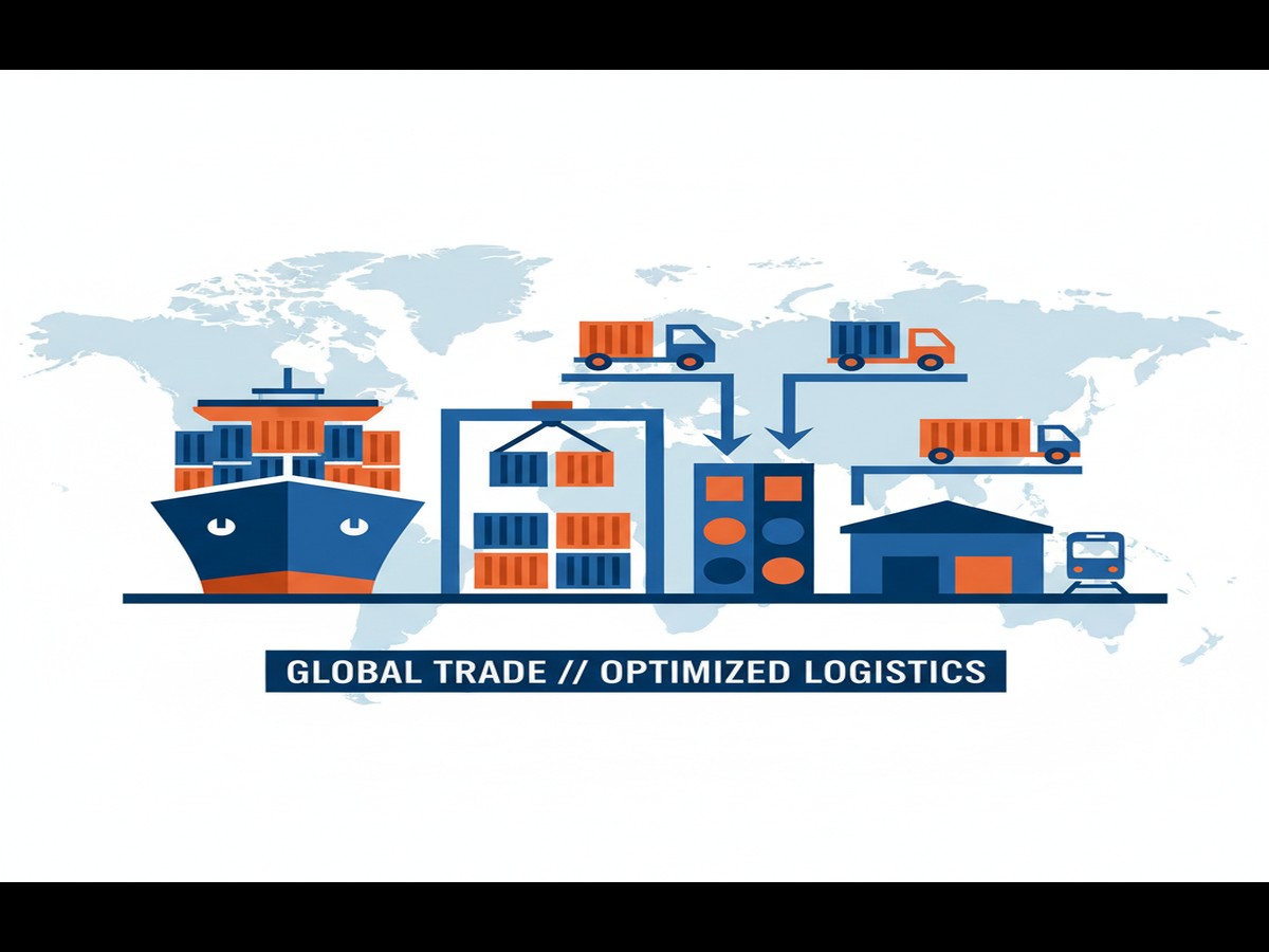 Cargo truck transporting iraq warehouse storage solutions on Iraq highway for cross-border logistics