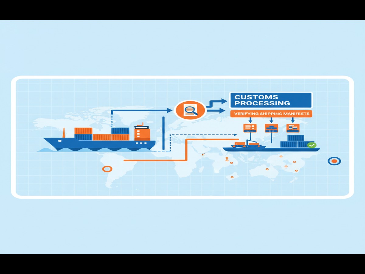 Cargo truck transporting customs brokerage iraq on Iraq highway for cross-border logistics