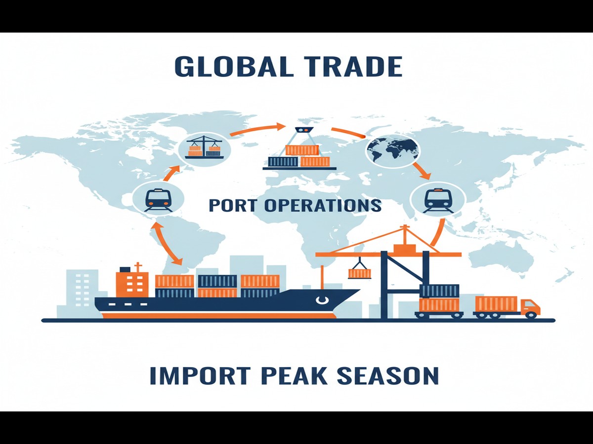 Cargo truck transporting services customs brokerage international iraq on Iraq highway for cross-border logistics