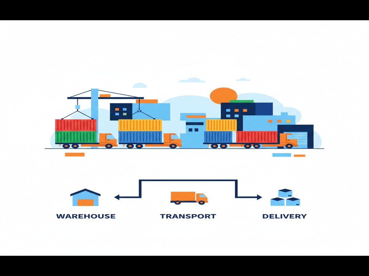 Cargo truck transporting comparing shipment methods on Iraq highway for cross-border logistics - cargo services iraq