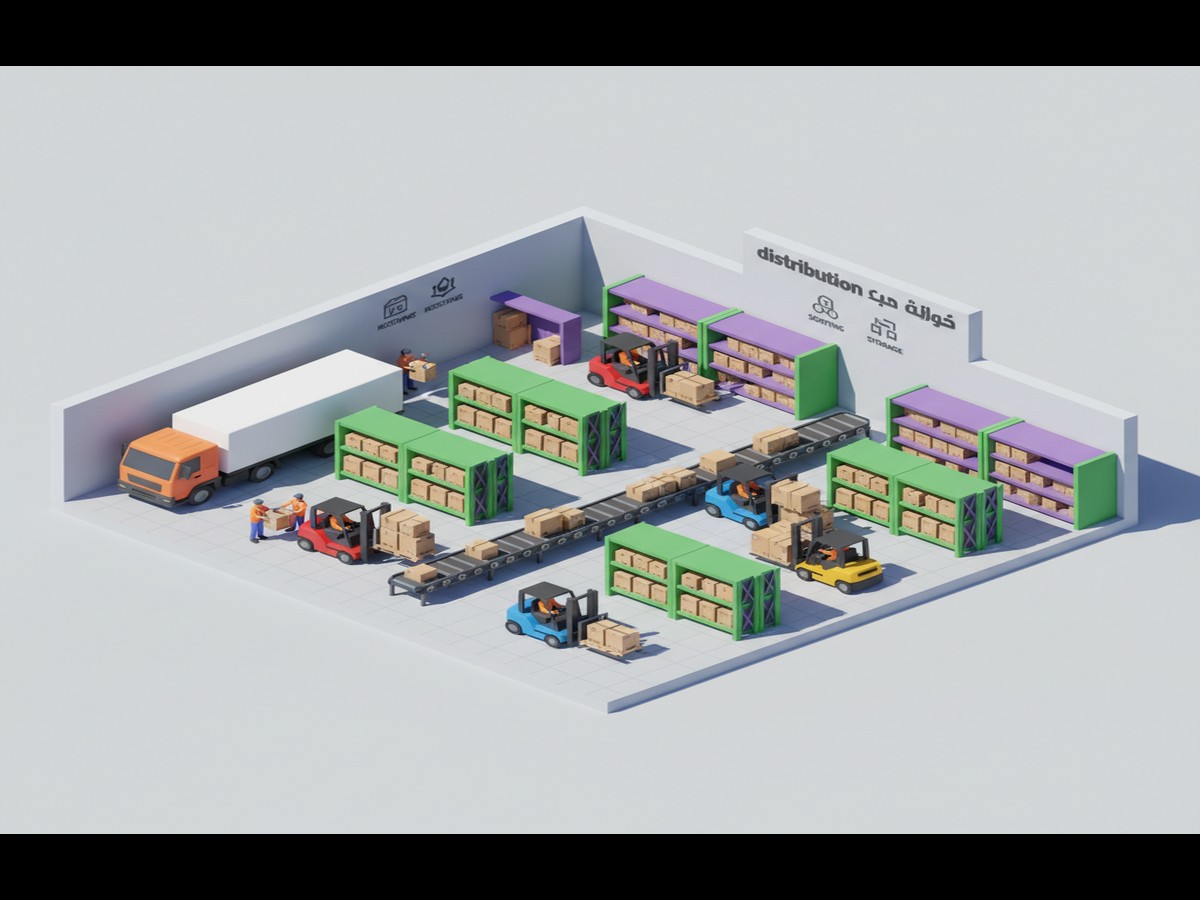 Cargo truck transporting logistics in iraq solutions on Iraq highway for cross-border logistics - supply chain kurdistan