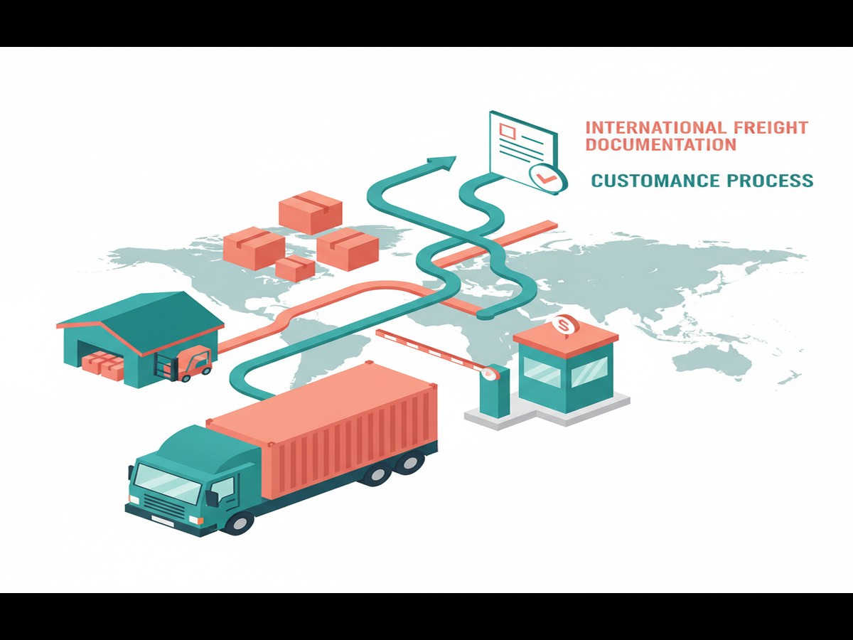 Cargo truck transporting logistics companies kurdistan on Iraq highway for cross-border logistics - delivery services erbil