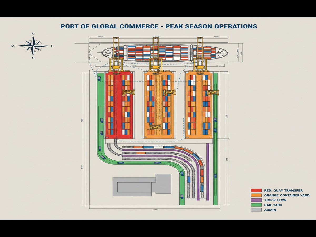 Workers managing customs brokerage iraq shipments at Iraq customs clearance facility