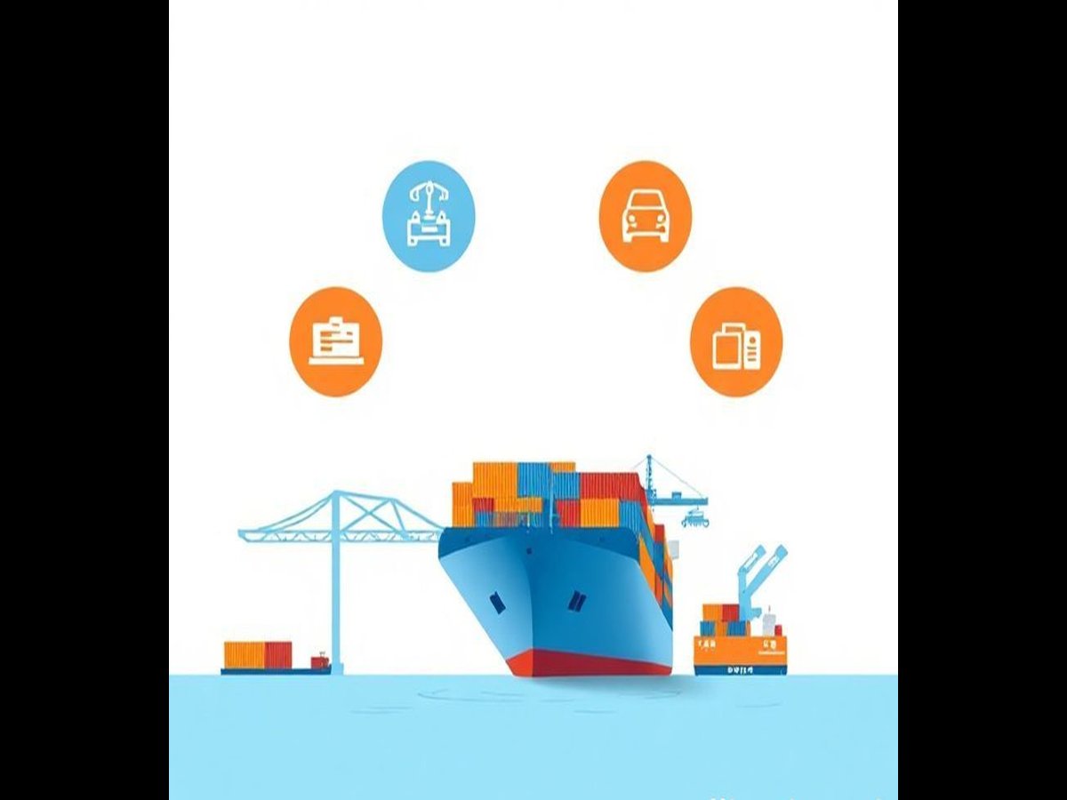 Workers managing the customs clearance process in iraq shipments at Iraq customs clearance facility - shipping to iraq