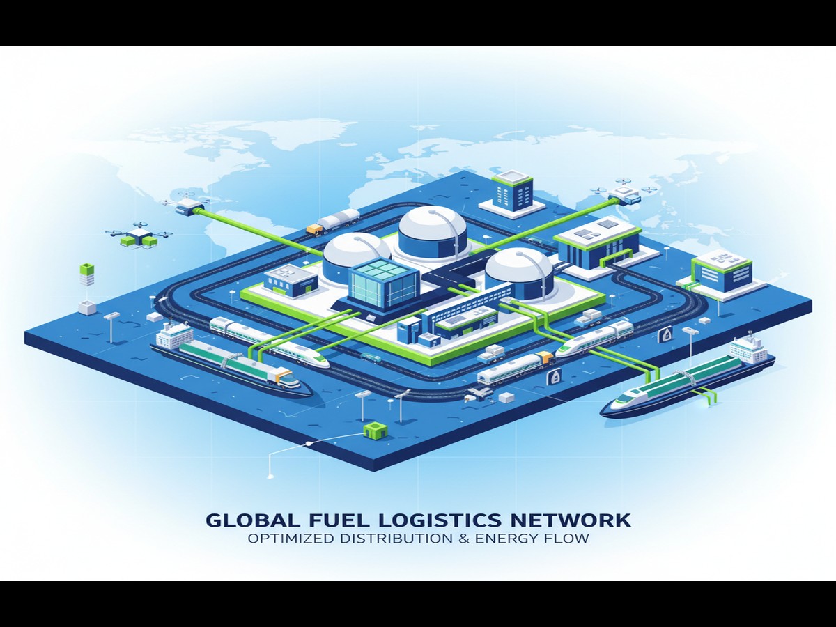Workers managing petroleum transportation services in iraq shipments at logistics facility