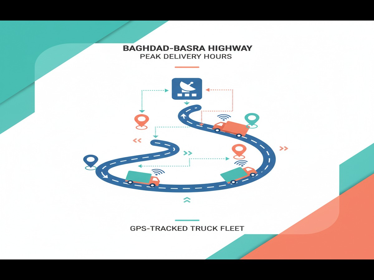 Workers managing freight forwarding in iraq shipments at Iraq customs clearance facility