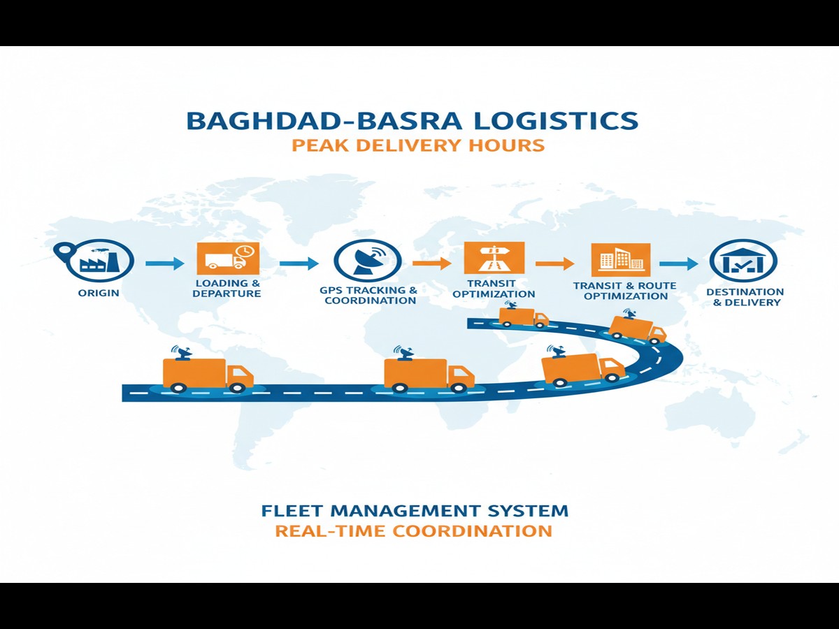 Digital comparing shipment methods tracking system for Iraq/Kurdistan supply chain management - cargo services iraq