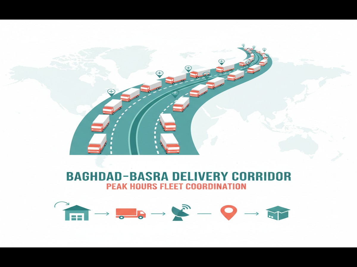 Digital freight forwarding in iraq tracking system for Iraq/Kurdistan supply chain management