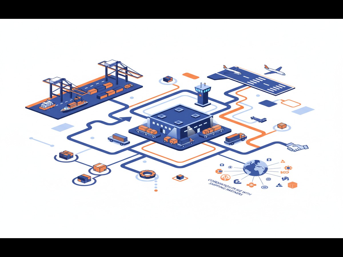 Illustration of Iraq Project Logistics Partner: Overcoming Key ... in Ports Airports - heavy lift logistics iraq