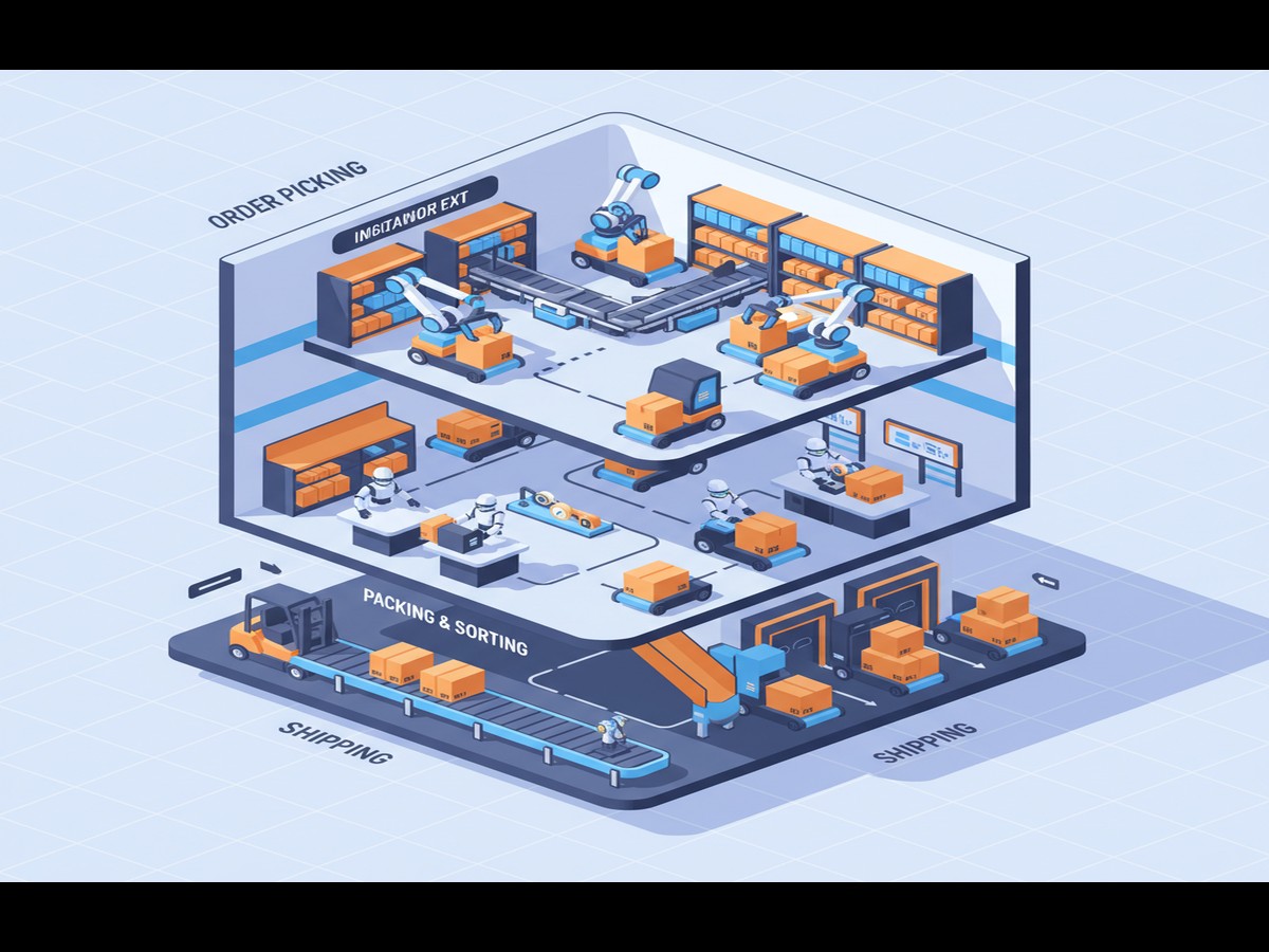 3D visualization of Our Comprehensive Warehouse Services in Erbil: ... in Iraq General - warehouse services erbil