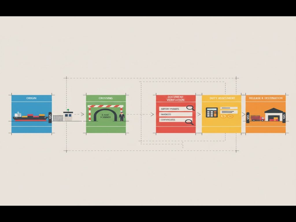Diagram of مراحل صادرات کالا به عراق: ۱۱ قدم از ثبت سفارش ... in Cross Border - مراحل صادرات به عراق