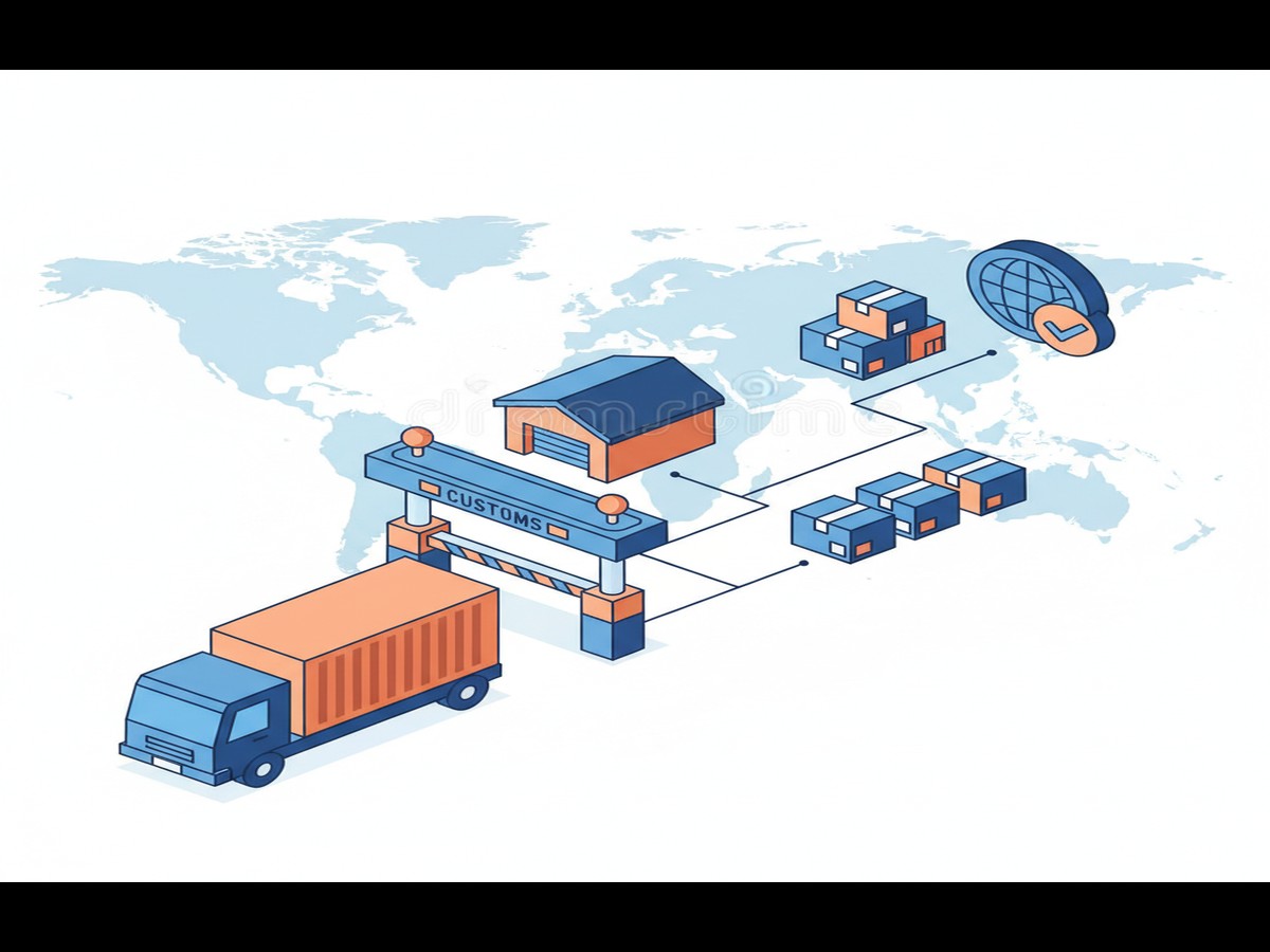 Illustration of انتخاب روش حمل و نقل مناسب: زمینی، هوایی یا ترک... in Cross Border - گمرک کرکوک
