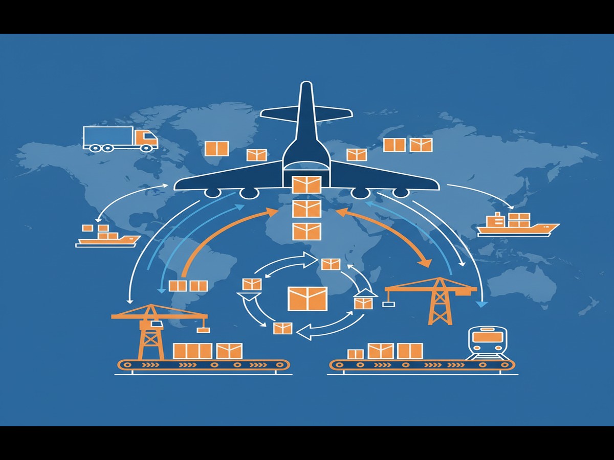 Illustration of مسیرهای کلیدی حمل هوایی به عراق و فرودگاه‌های اصلی in Iraq General - حمل هوایی به عراق