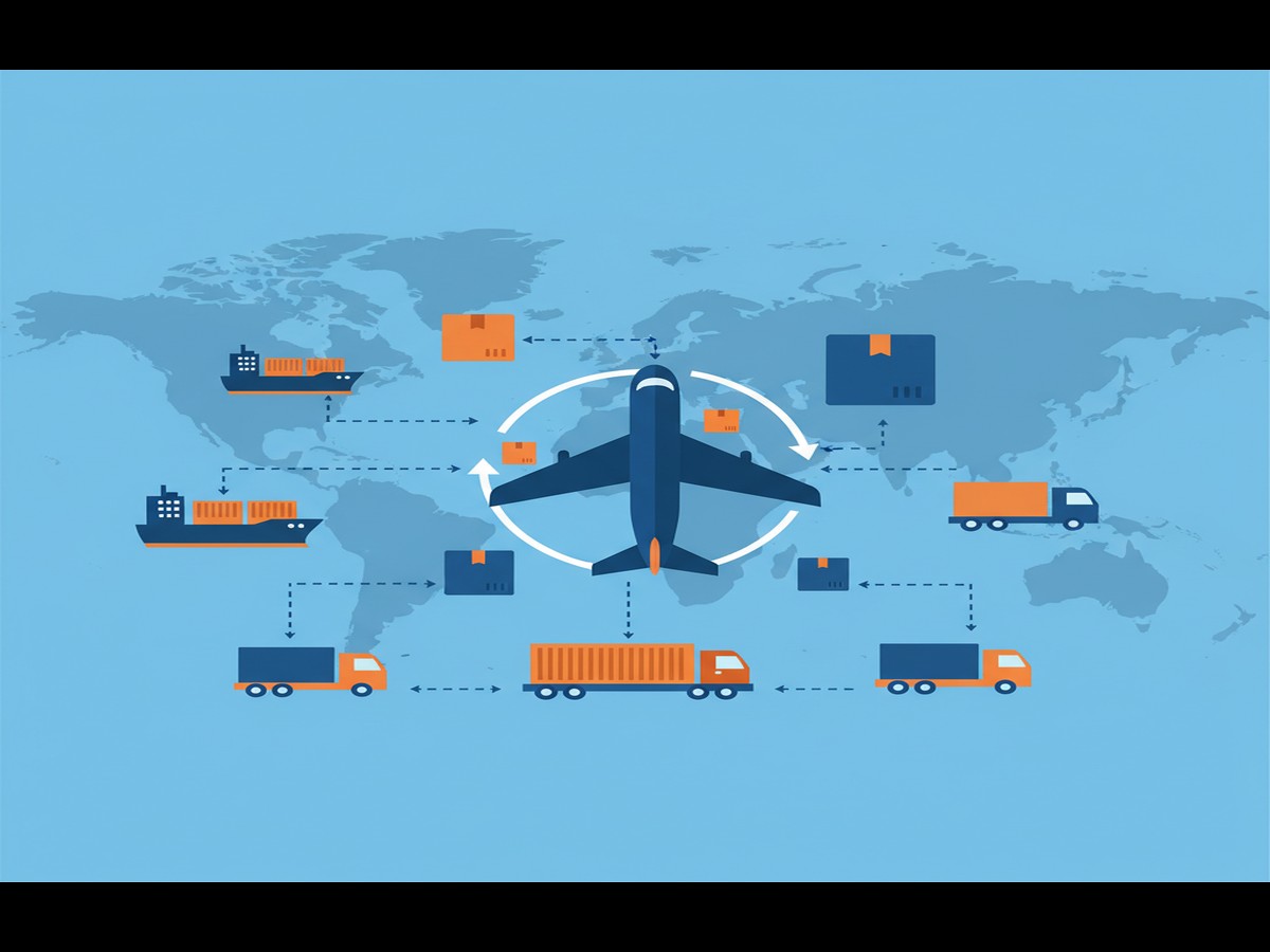 Illustration of مسیرهای کلیدی حمل هوایی به عراق و فرودگاه‌های اصلی in Iraq General - حمل هوایی به عراق