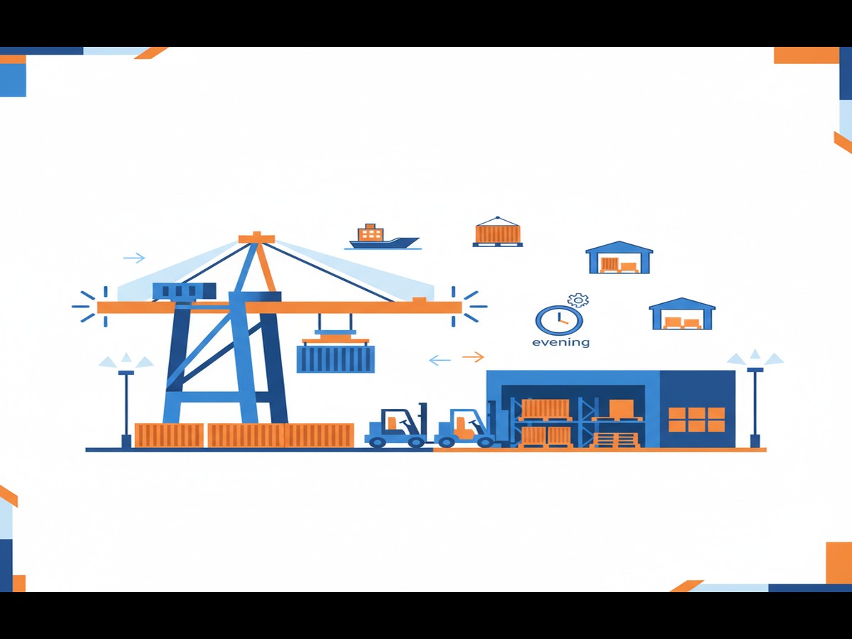 Illustration of بهینه‌سازی لجستیک واردات ضایعات آهن: حمل و نقل ... in Ports Airports - قیمت ضایعات آهن عراق