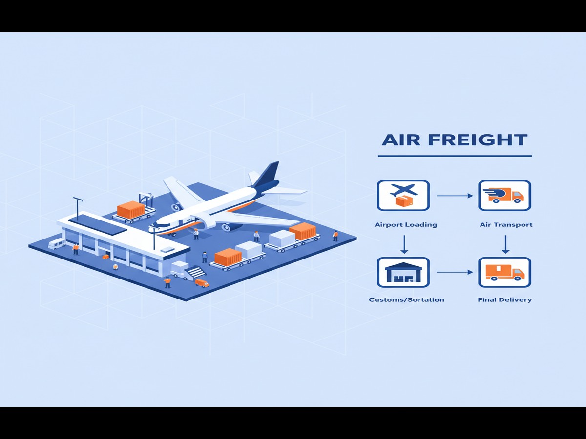 Illustration of قوانین اینکوترمز (Incoterms) در حمل به عراق: ان... in Baghdad - حمل هوایی به عراق