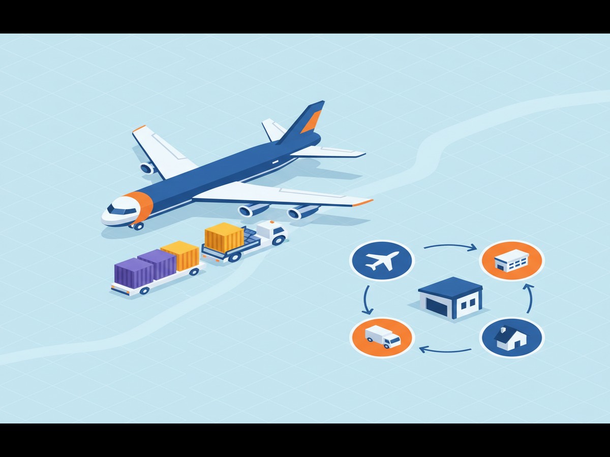 Illustration of قوانین اینکوترمز (Incoterms) در حمل به عراق: ان... in Baghdad - حمل هوایی به عراق
