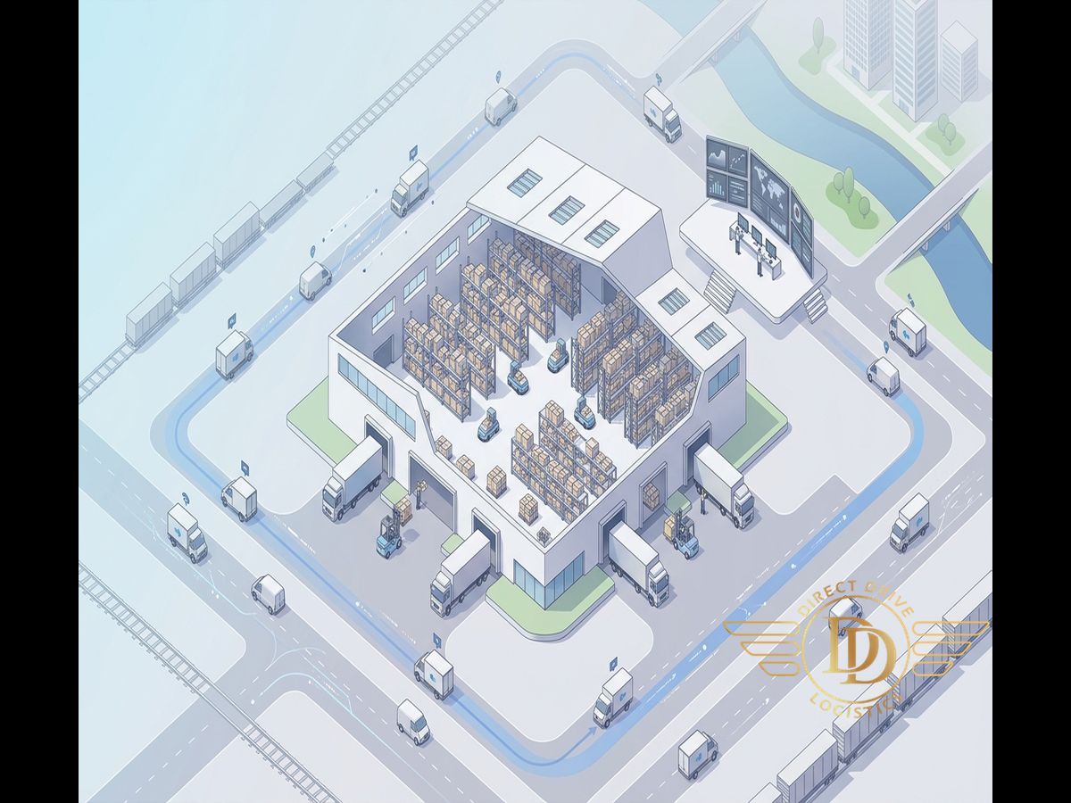 3D visualization of ERP and MES Harmony: Integrating Logistics for ... in Baghdad - industrial logistics