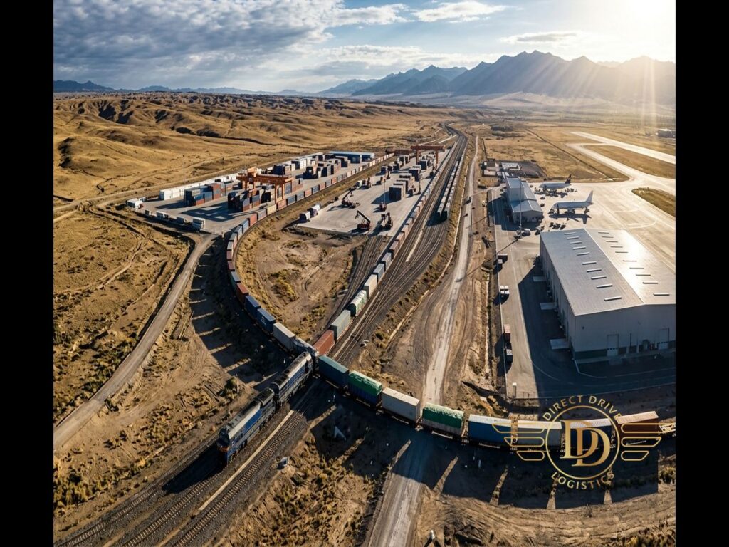 Mapping the Khorgos to Tehran Rail Freight Corr... in Ports Airports - ["iran china rail link"