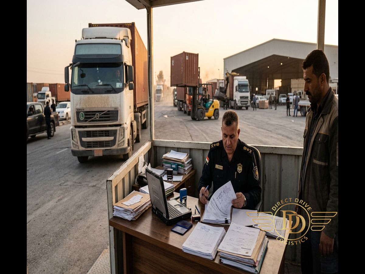 قوانین گمرکی اقلیم کردستان نمایش حرفه‌ای محصول در بغداد - A customs officer - دلایل تاخیر در ترخیص کالا از عراق
