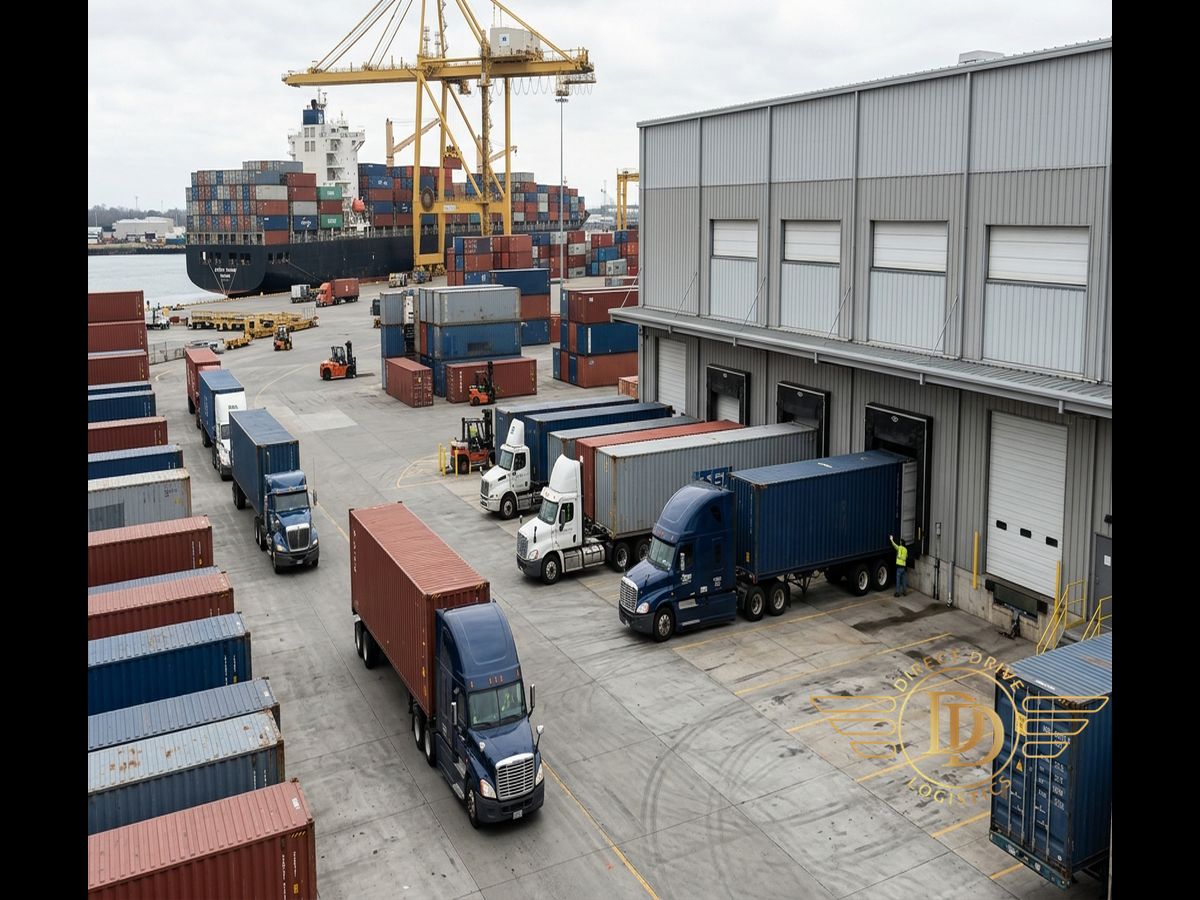 انبارداری تخصصی اربیل لجستیک انبارداری در عراق - Trucks and cargo - انبار سرد اربیل