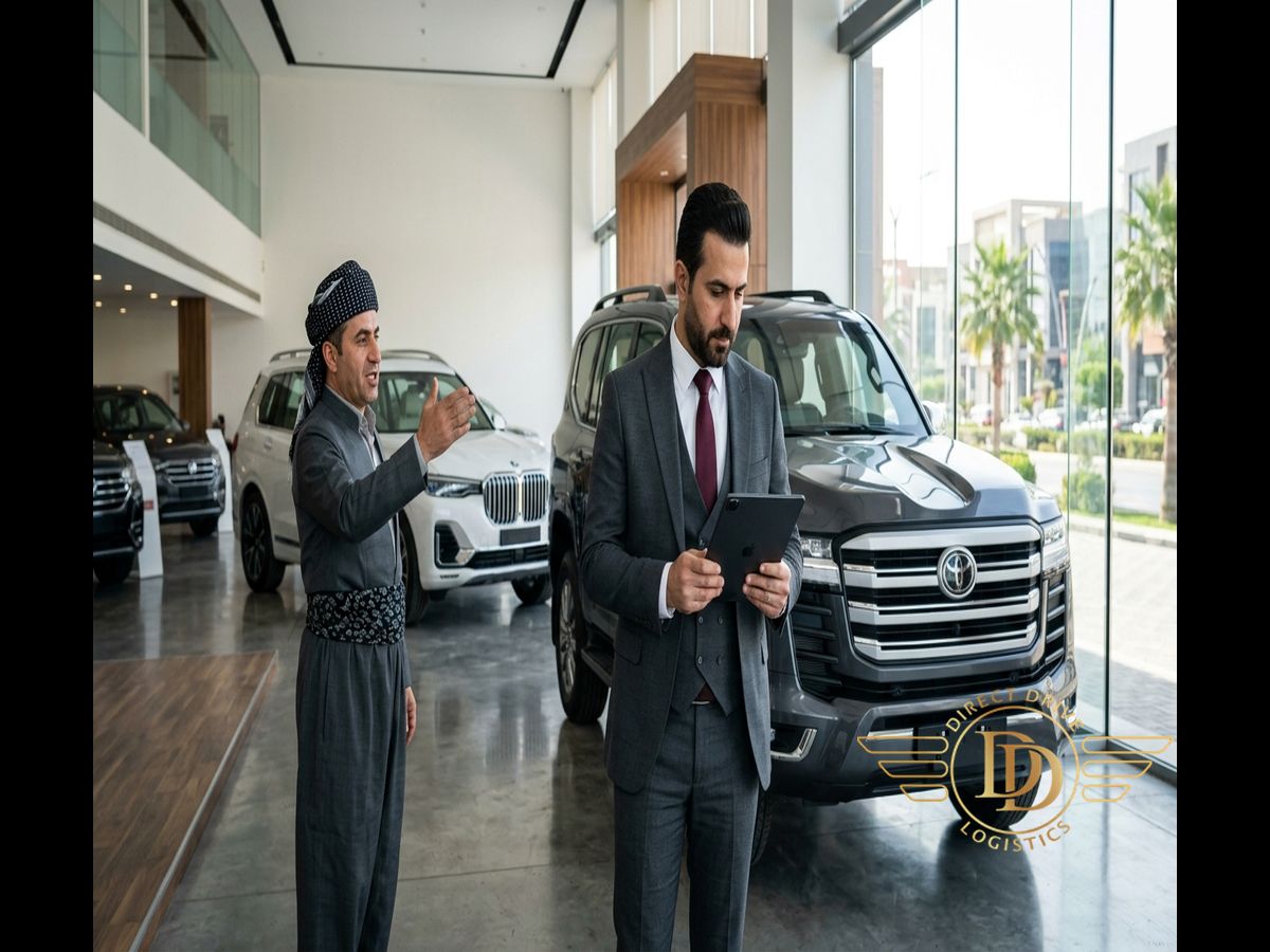 خرید خودرو از اربیل خدمات لجستیک بازارهای عراق