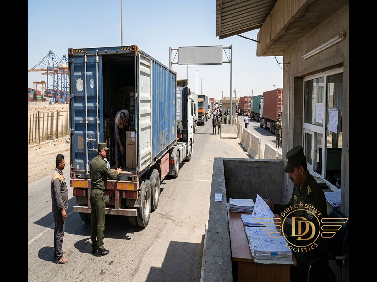 Arar border customs process maritime shipping services in Basra - Iraq import restrictions