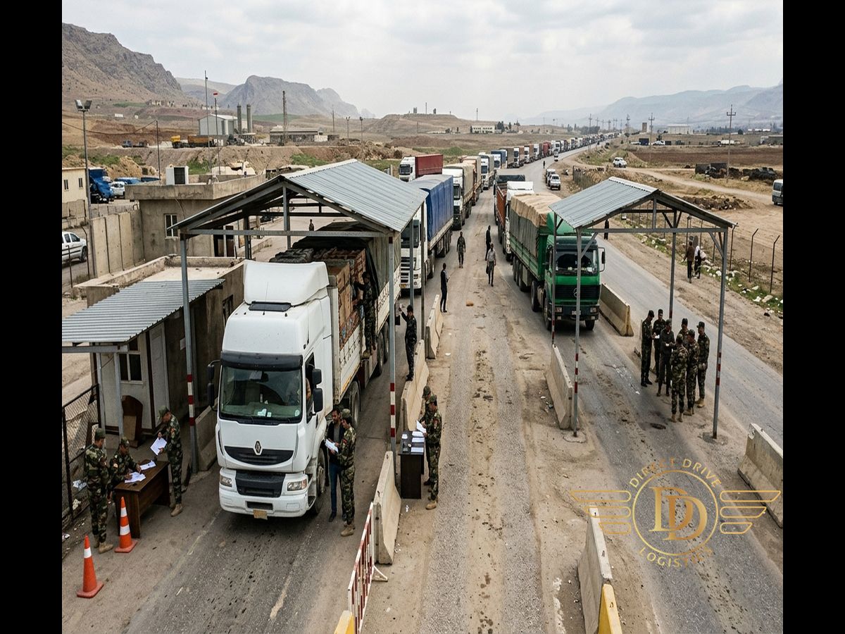 import export compliance iraq customs clearance process in border crossing - shipping through Ibrahim Khalil