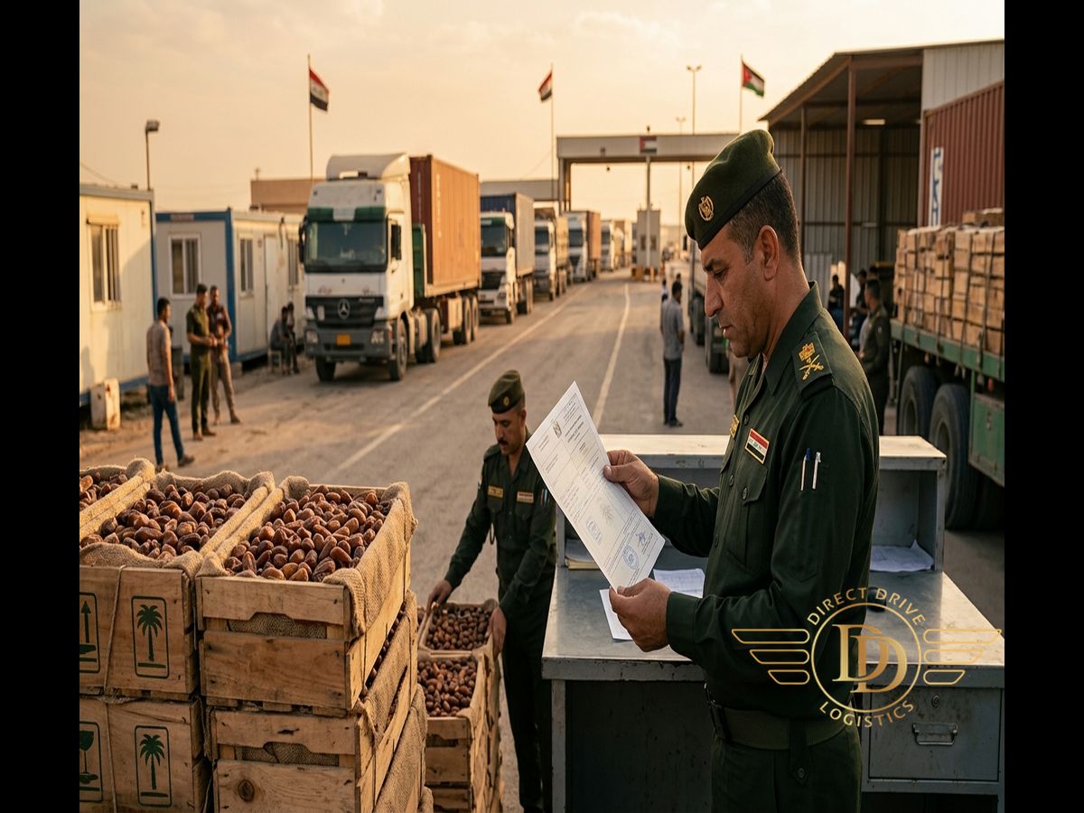 iraq export paperwork customs clearance process in border crossing - proof of origin for Iraqi goods