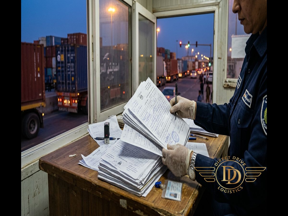 routes Khor Fakkan to Baghdad road transport operations - certificate of origin UAE