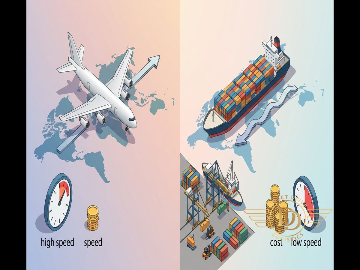 air freight vs sea cost maritime shipping services in Iraq - Busan to Umm Qasr transit time