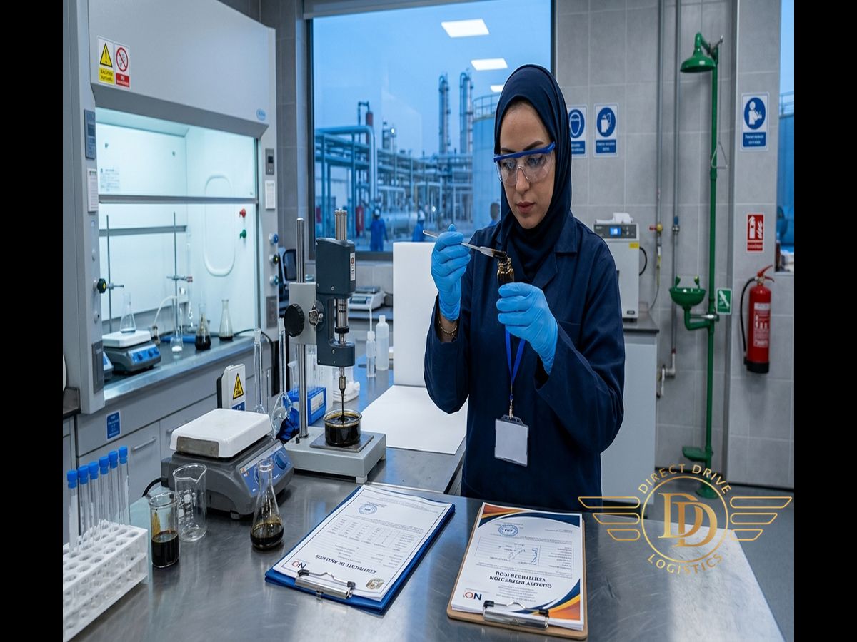 مراحل صادرات قیر به عراق لجستیک نفت و گاز در کرکوک - گواهی بازرسی کیفیت (COI)