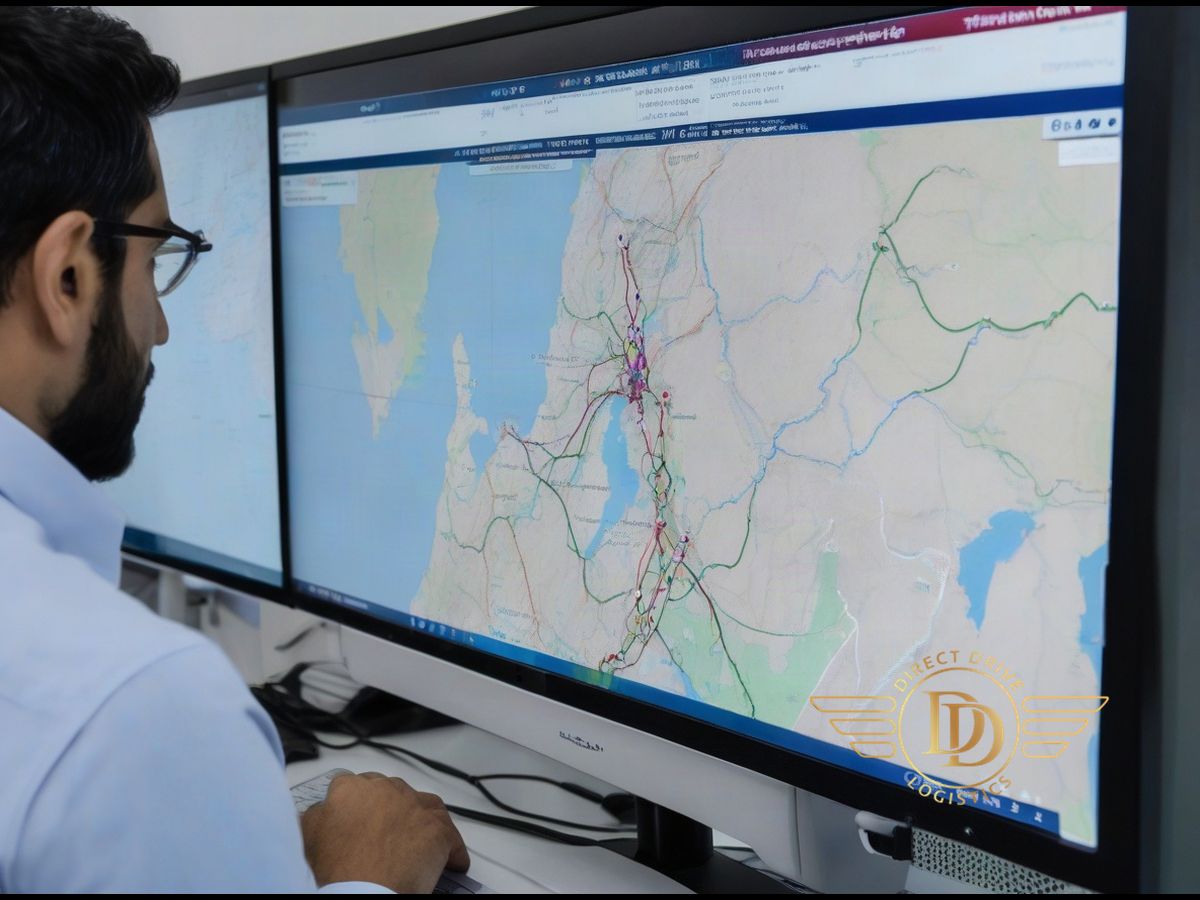 routes Khor Fakkan to Baghdad road transport operations - UAE Iraq multimodal