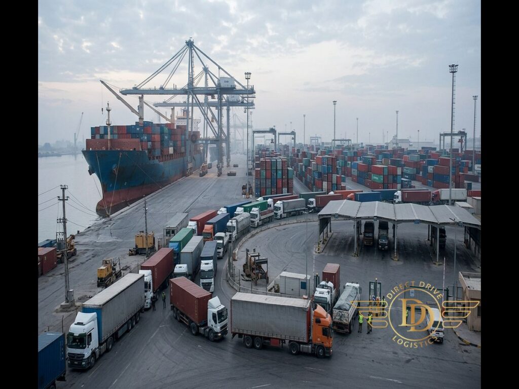 iraq import export logistics customs clearance process in border crossing - umm qasr port congestion