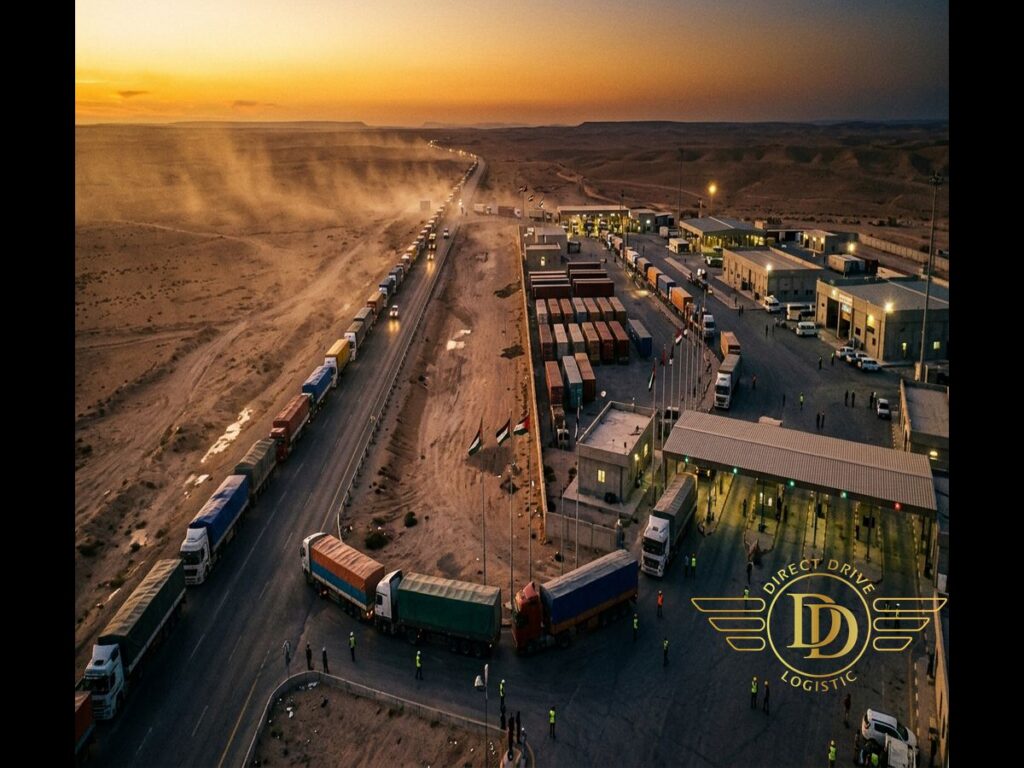 منفذ الوليد الحدودي بين العراق وسوريا إجراءات التخليص الكمركي في المنافذ الحدودية - معبر الرطبة