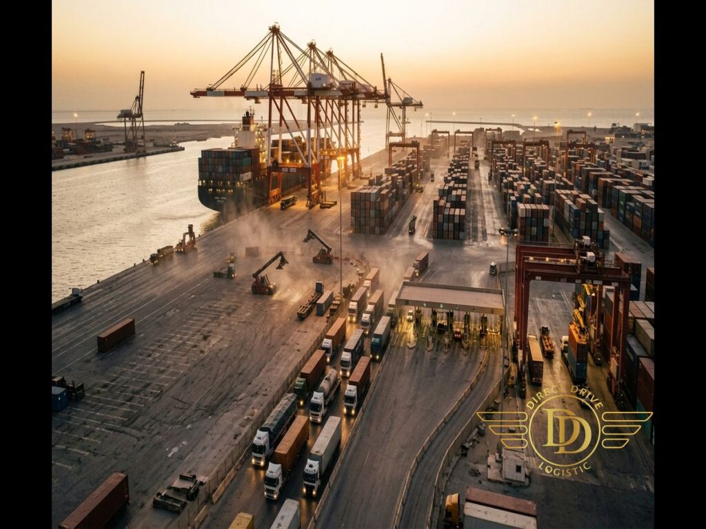 umm qasr north port vs south maritime shipping services - Khor Abdullah channel