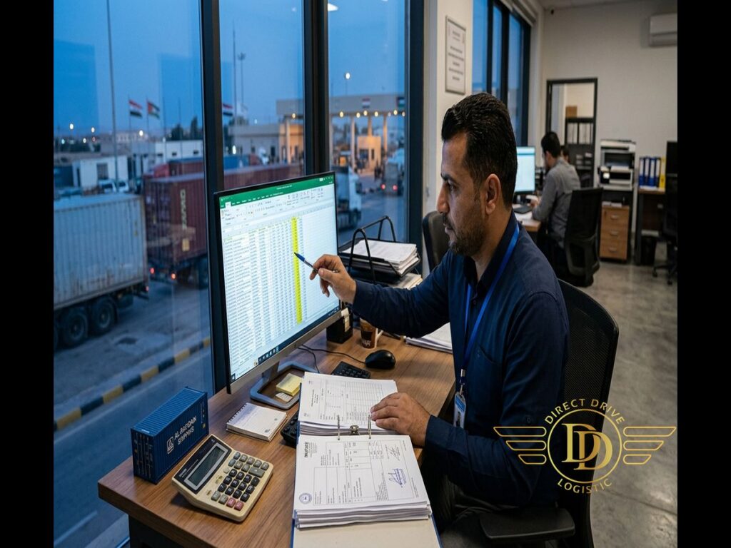 الكمارك العراقية 2026 إجراءات التخليص الكمركي في المنافذ الحدودية - البحث برمز HS Code العراق